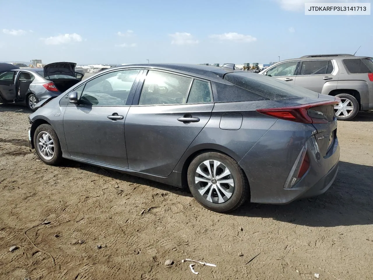 2020 Toyota Prius Prime Le VIN: JTDKARFP3L3141713 Lot: 75137284