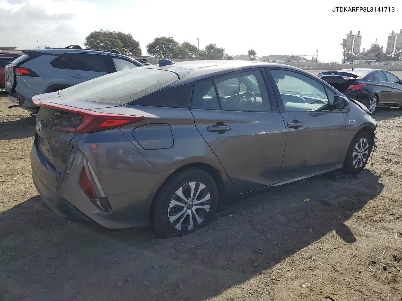 2020 Toyota Prius Prime Le VIN: JTDKARFP3L3141713 Lot: 75137284