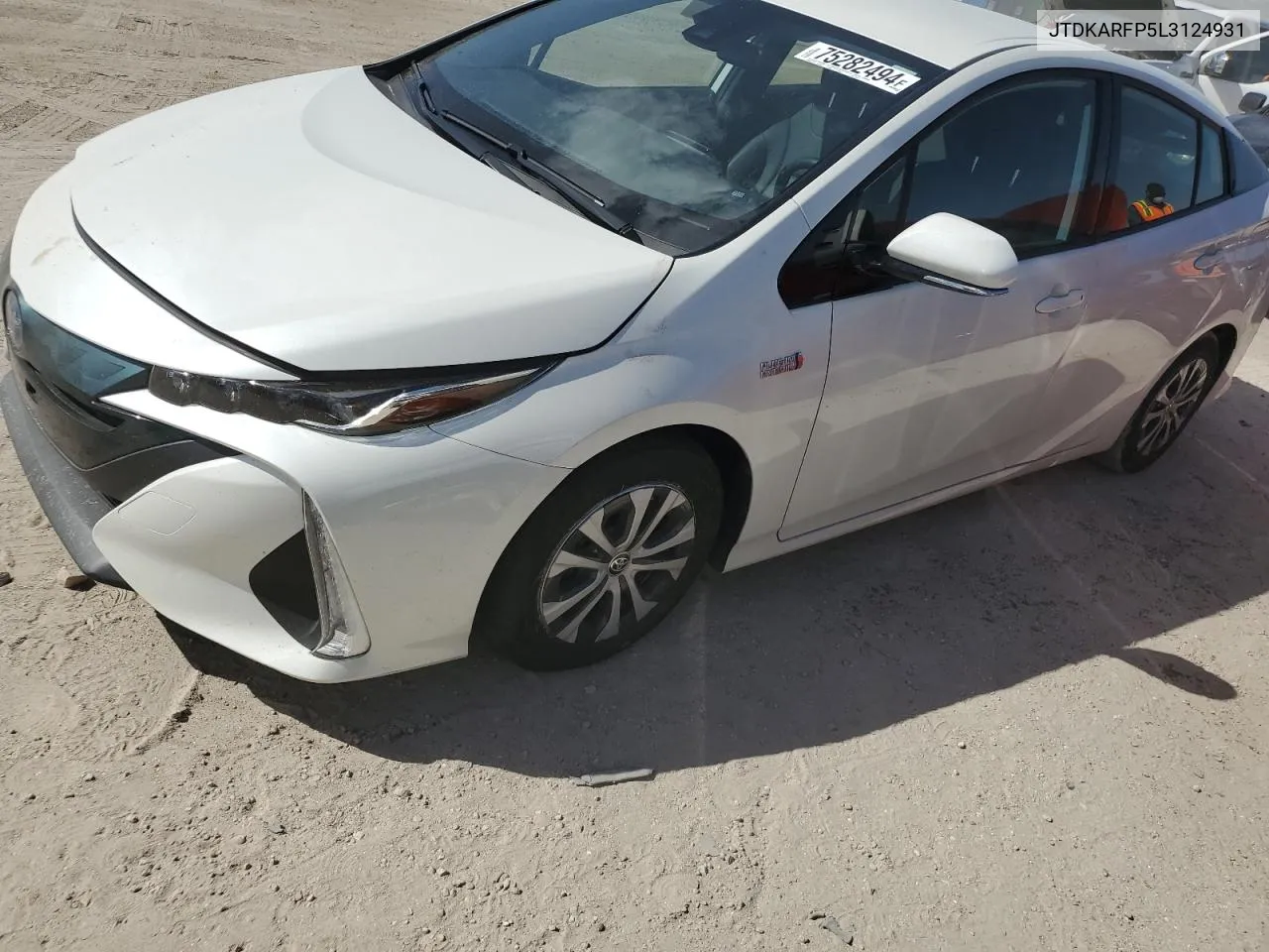 2020 Toyota Prius Prime Le VIN: JTDKARFP5L3124931 Lot: 75282494