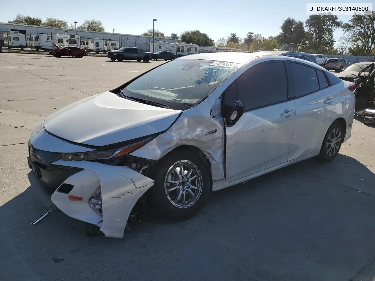 JTDKARFP3L3140500 2020 Toyota Prius Prime Le