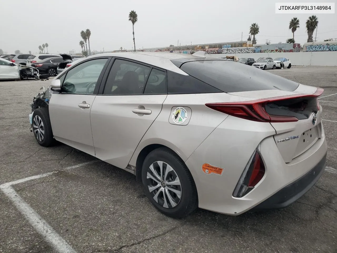 2020 Toyota Prius Prime Le VIN: JTDKARFP3L3148984 Lot: 75864784