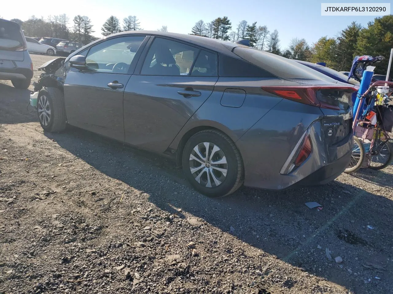 2020 Toyota Prius Prime Le VIN: JTDKARFP6L3120290 Lot: 75916454