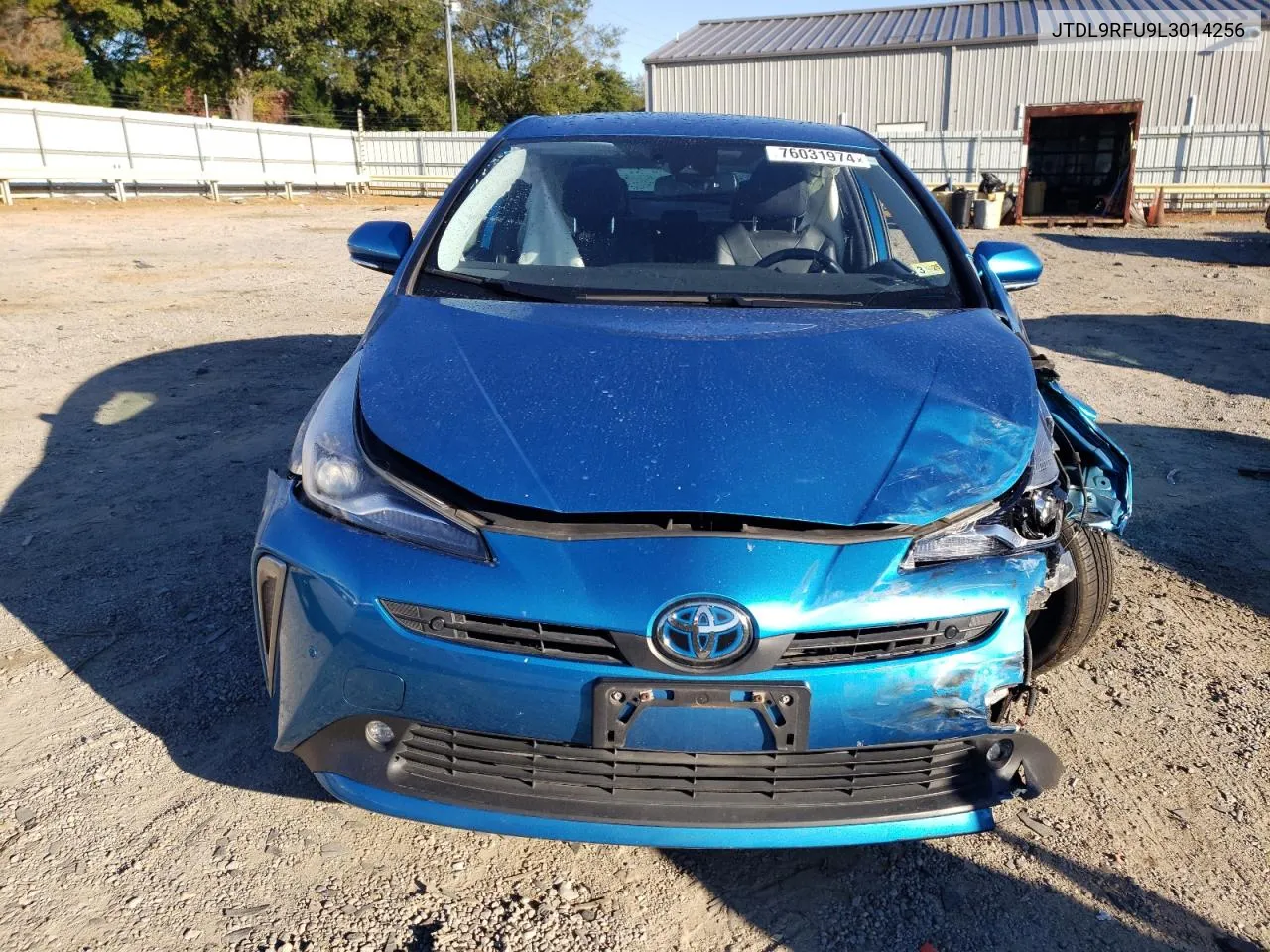 2020 Toyota Prius Le VIN: JTDL9RFU9L3014256 Lot: 76031974