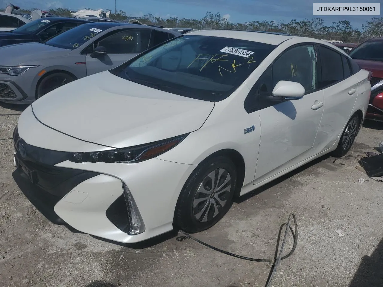 2020 Toyota Prius Prime Le VIN: JTDKARFP9L3150061 Lot: 76361354