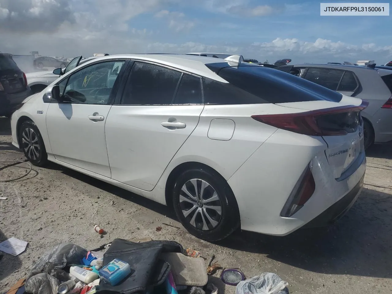 2020 Toyota Prius Prime Le VIN: JTDKARFP9L3150061 Lot: 76361354