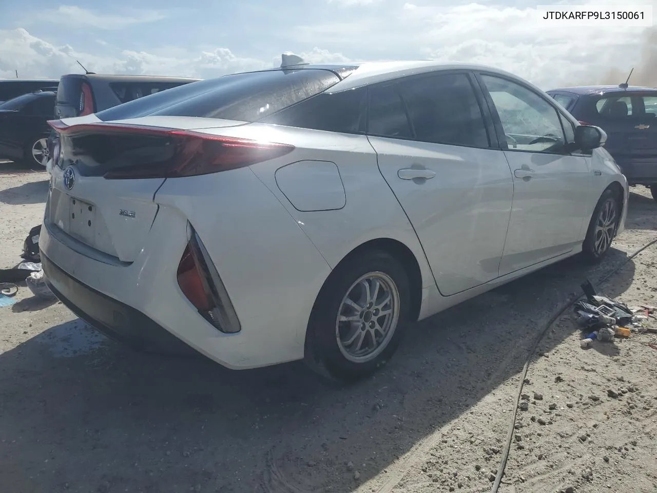 2020 Toyota Prius Prime Le VIN: JTDKARFP9L3150061 Lot: 76361354