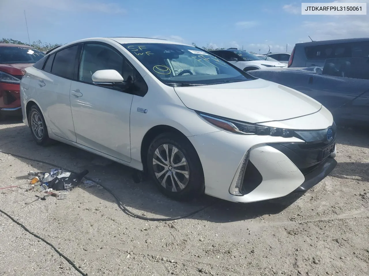 2020 Toyota Prius Prime Le VIN: JTDKARFP9L3150061 Lot: 76361354