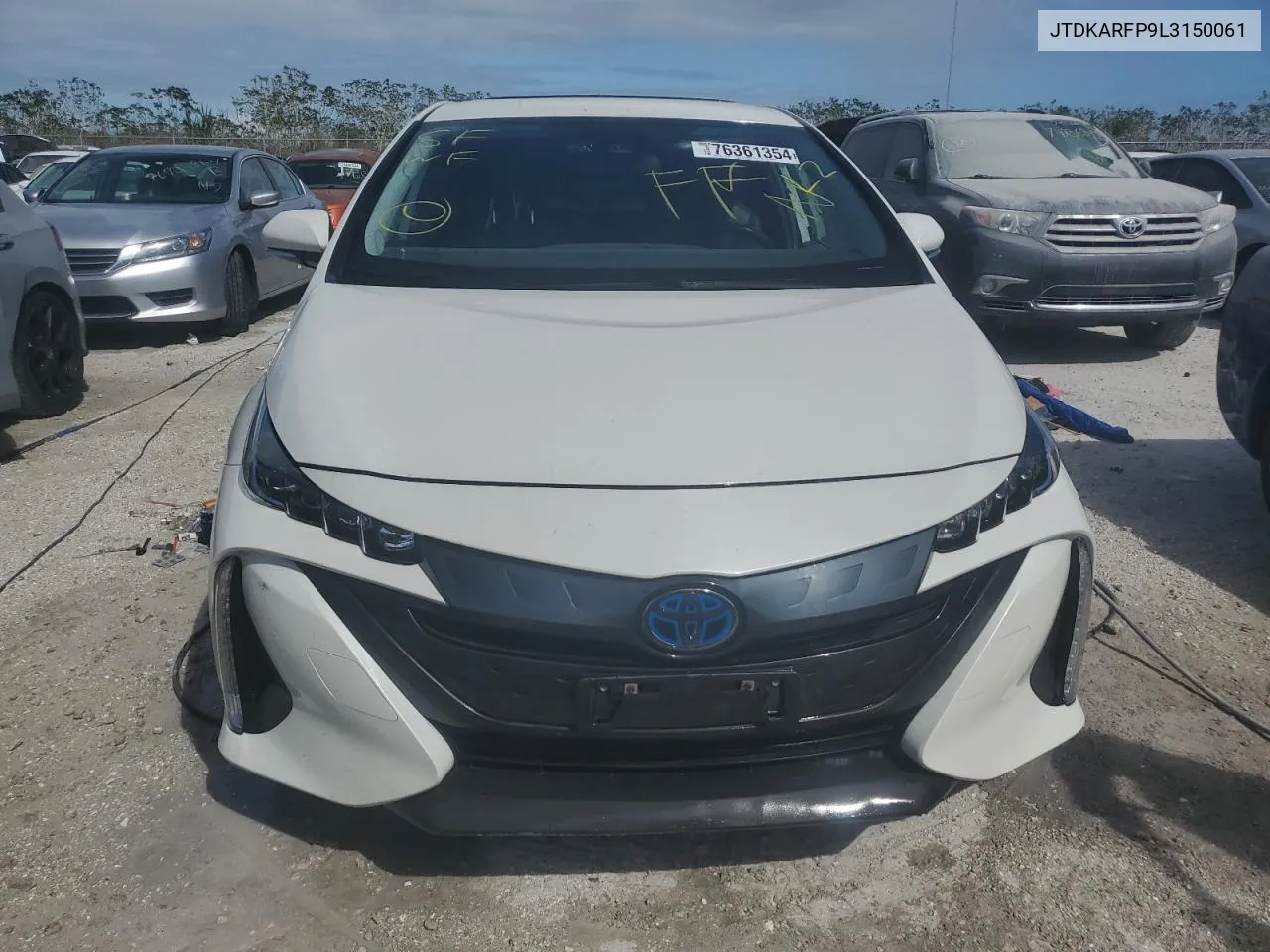 2020 Toyota Prius Prime Le VIN: JTDKARFP9L3150061 Lot: 76361354