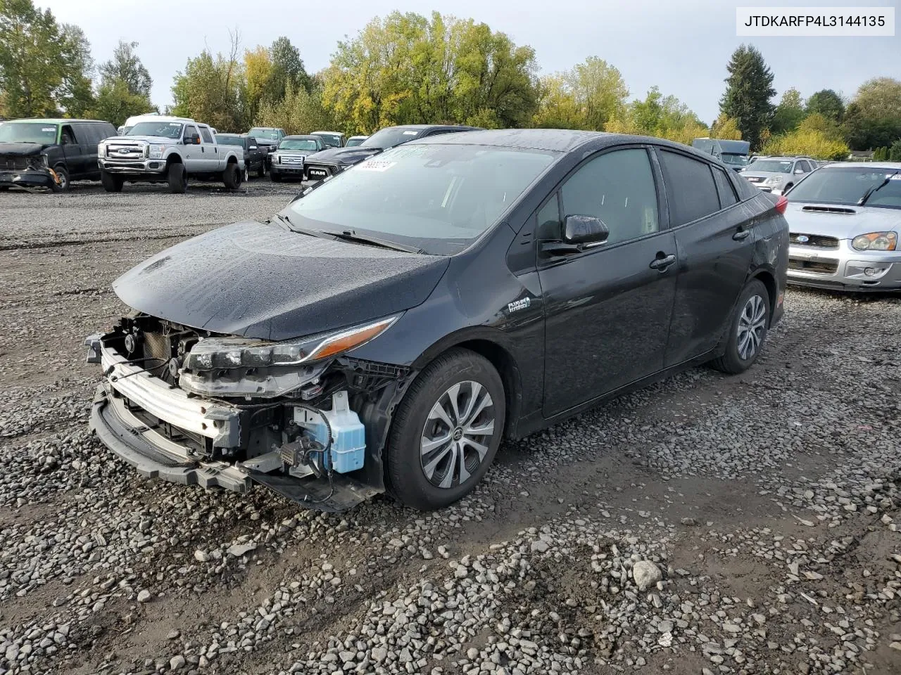 2020 Toyota Prius Prime Le VIN: JTDKARFP4L3144135 Lot: 76683234