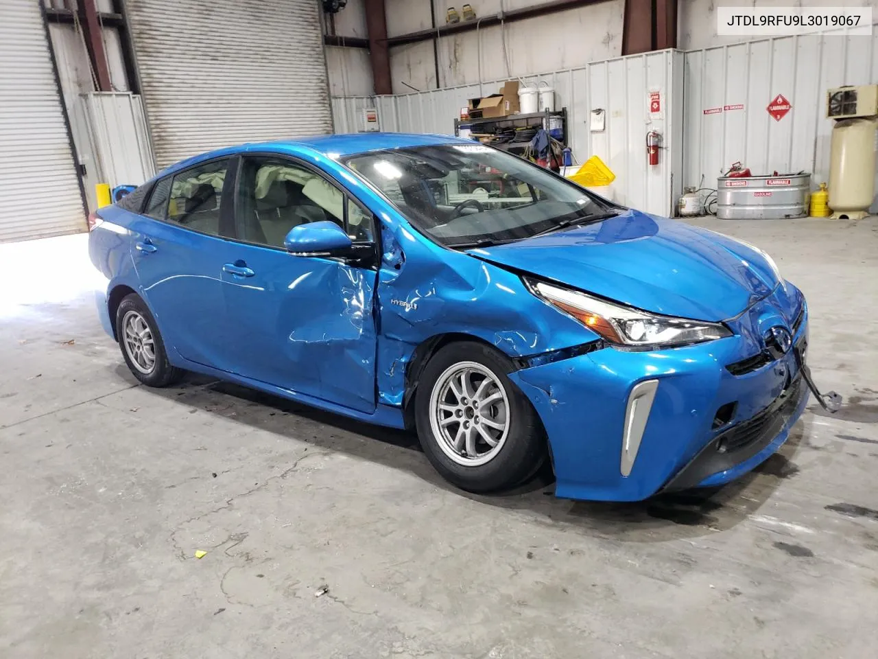 2020 Toyota Prius Le VIN: JTDL9RFU9L3019067 Lot: 76759424