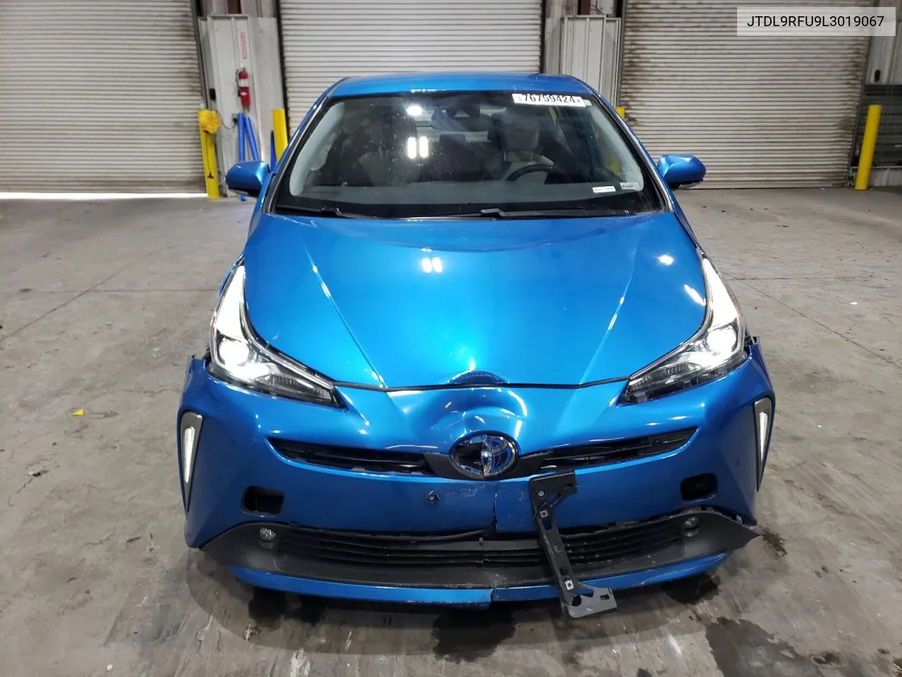 2020 Toyota Prius Le VIN: JTDL9RFU9L3019067 Lot: 76759424