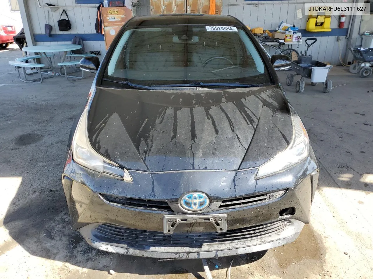 2020 Toyota Prius L VIN: JTDKARFU6L3111627 Lot: 76828694