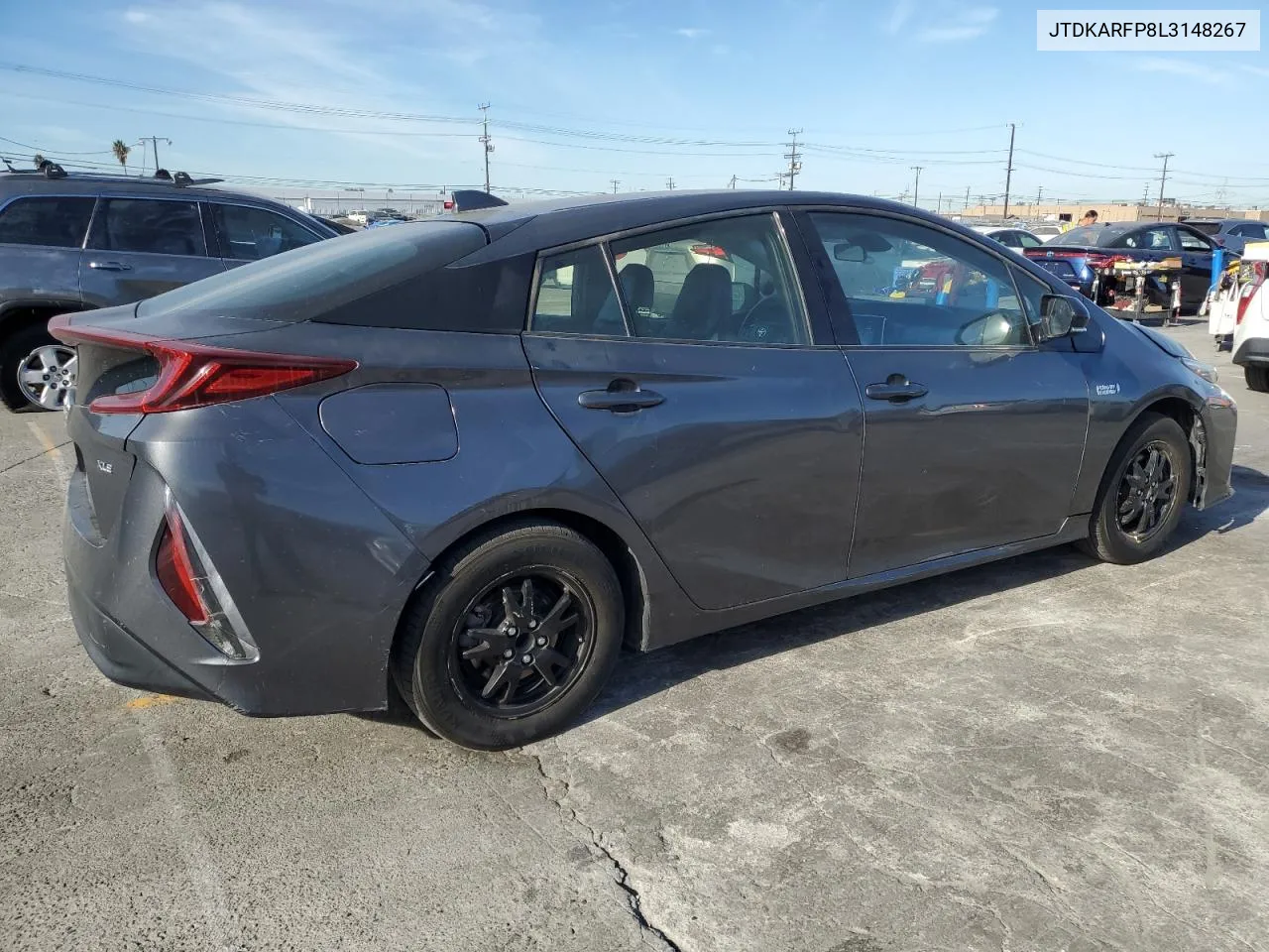 2020 Toyota Prius Prime Le VIN: JTDKARFP8L3148267 Lot: 77215814