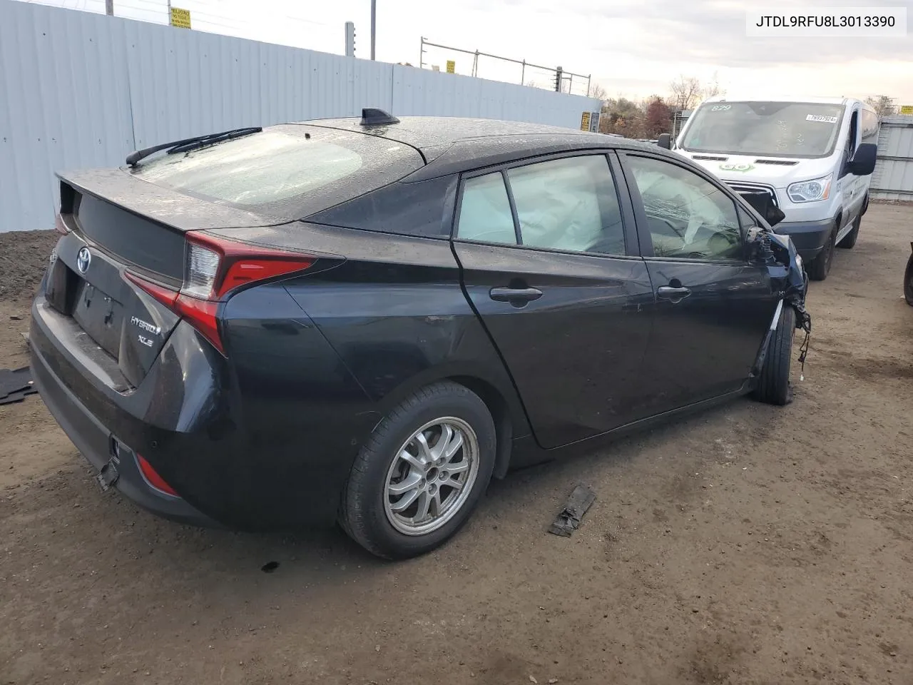 2020 Toyota Prius Le VIN: JTDL9RFU8L3013390 Lot: 77527494