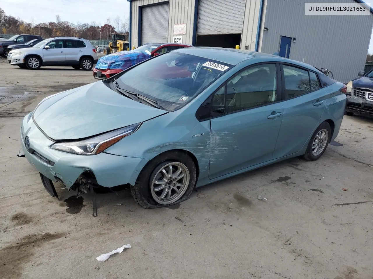 2020 Toyota Prius Le VIN: JTDL9RFU2L3021663 Lot: 78310614