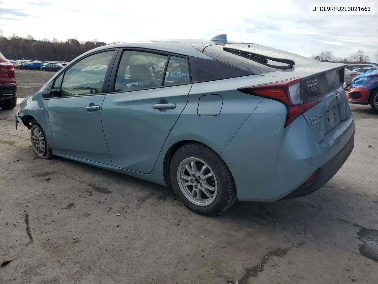 2020 Toyota Prius Le VIN: JTDL9RFU2L3021663 Lot: 78310614