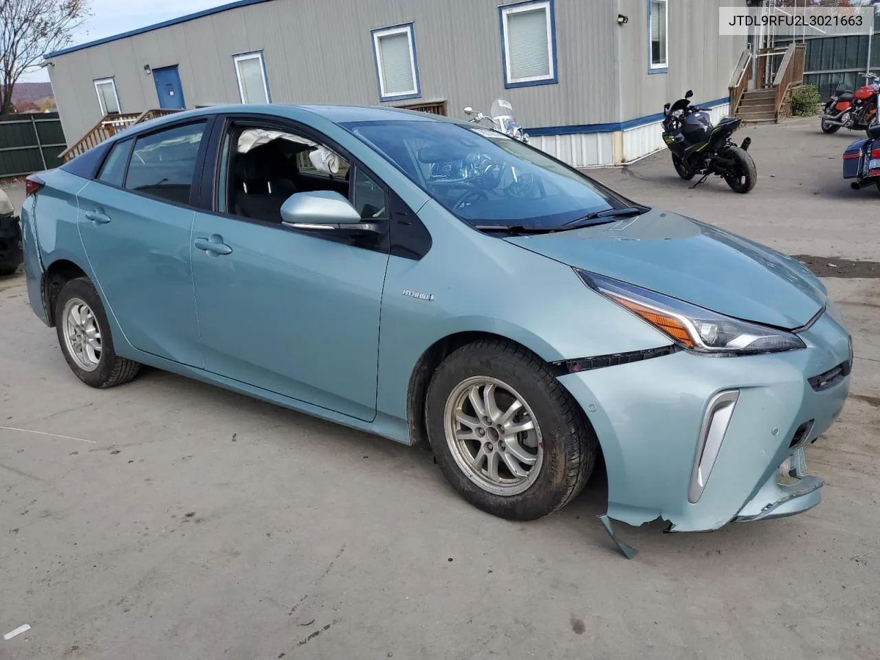 2020 Toyota Prius Le VIN: JTDL9RFU2L3021663 Lot: 78310614