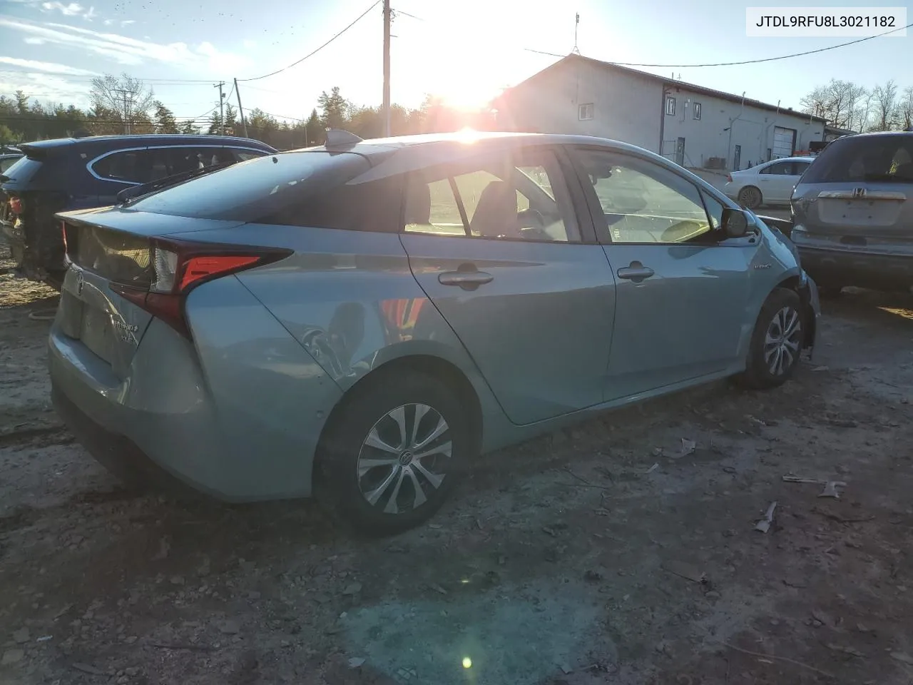 2020 Toyota Prius Le VIN: JTDL9RFU8L3021182 Lot: 78598774