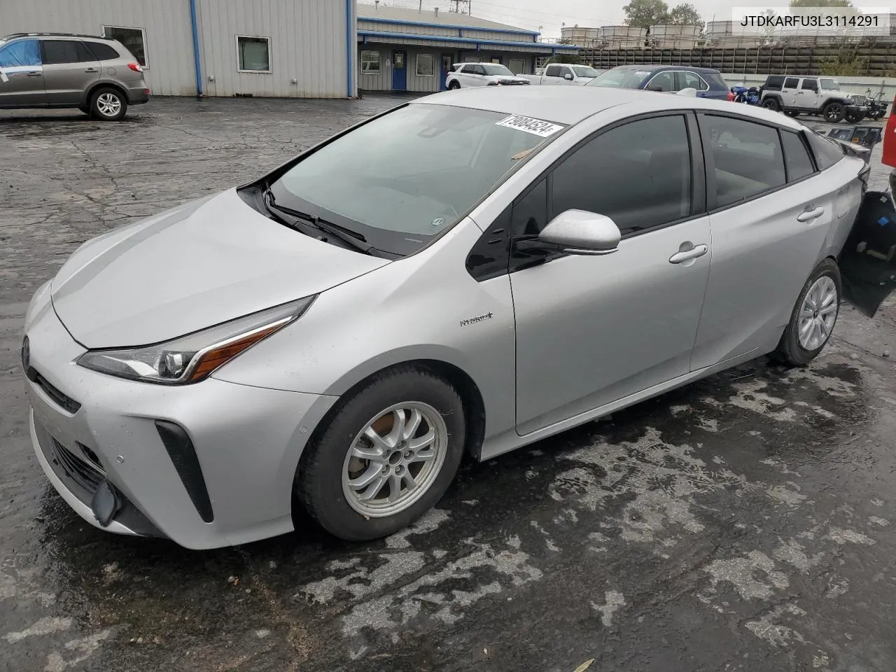 2020 Toyota Prius L VIN: JTDKARFU3L3114291 Lot: 79084524