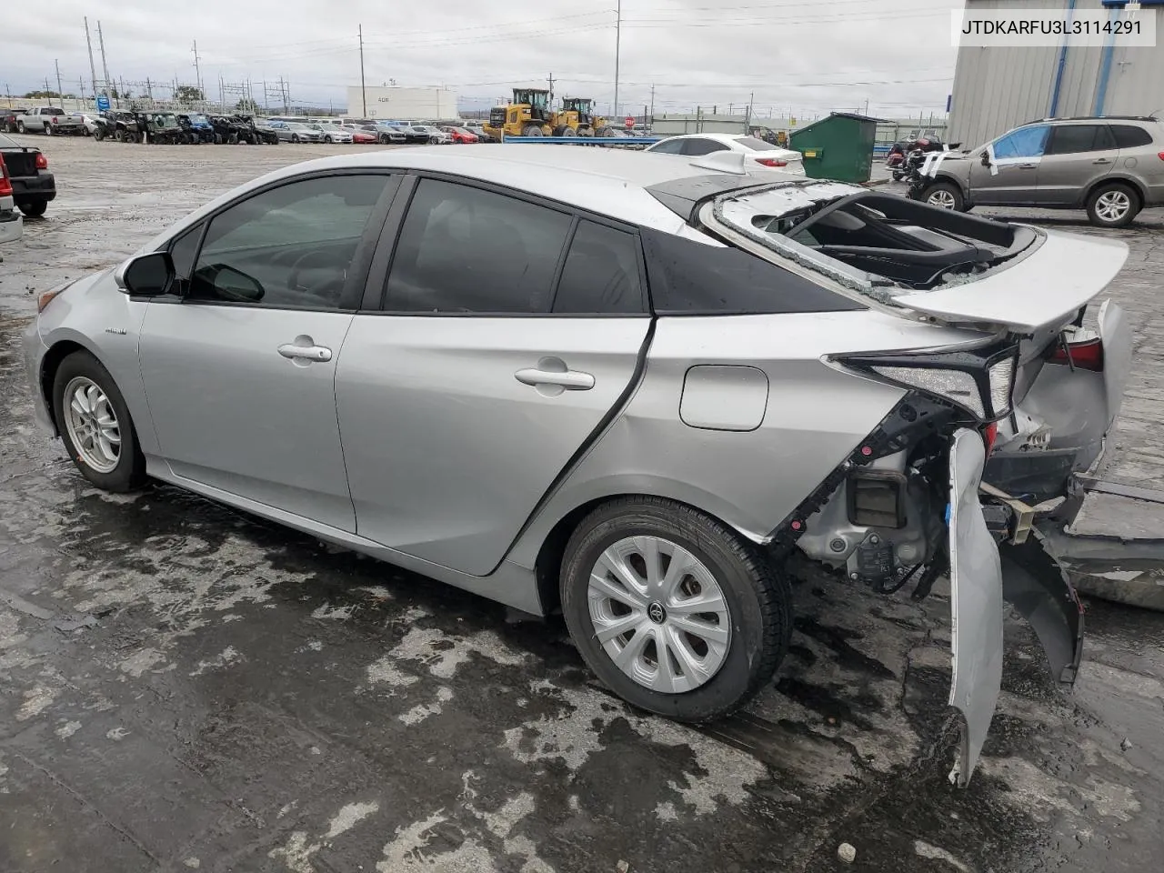 2020 Toyota Prius L VIN: JTDKARFU3L3114291 Lot: 79084524