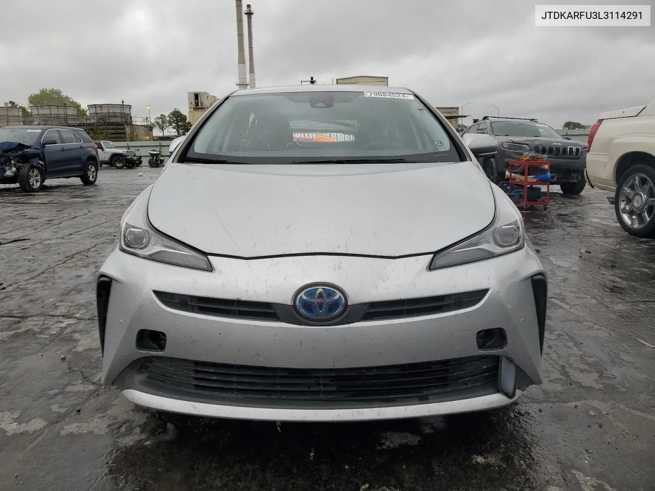 2020 Toyota Prius L VIN: JTDKARFU3L3114291 Lot: 79084524