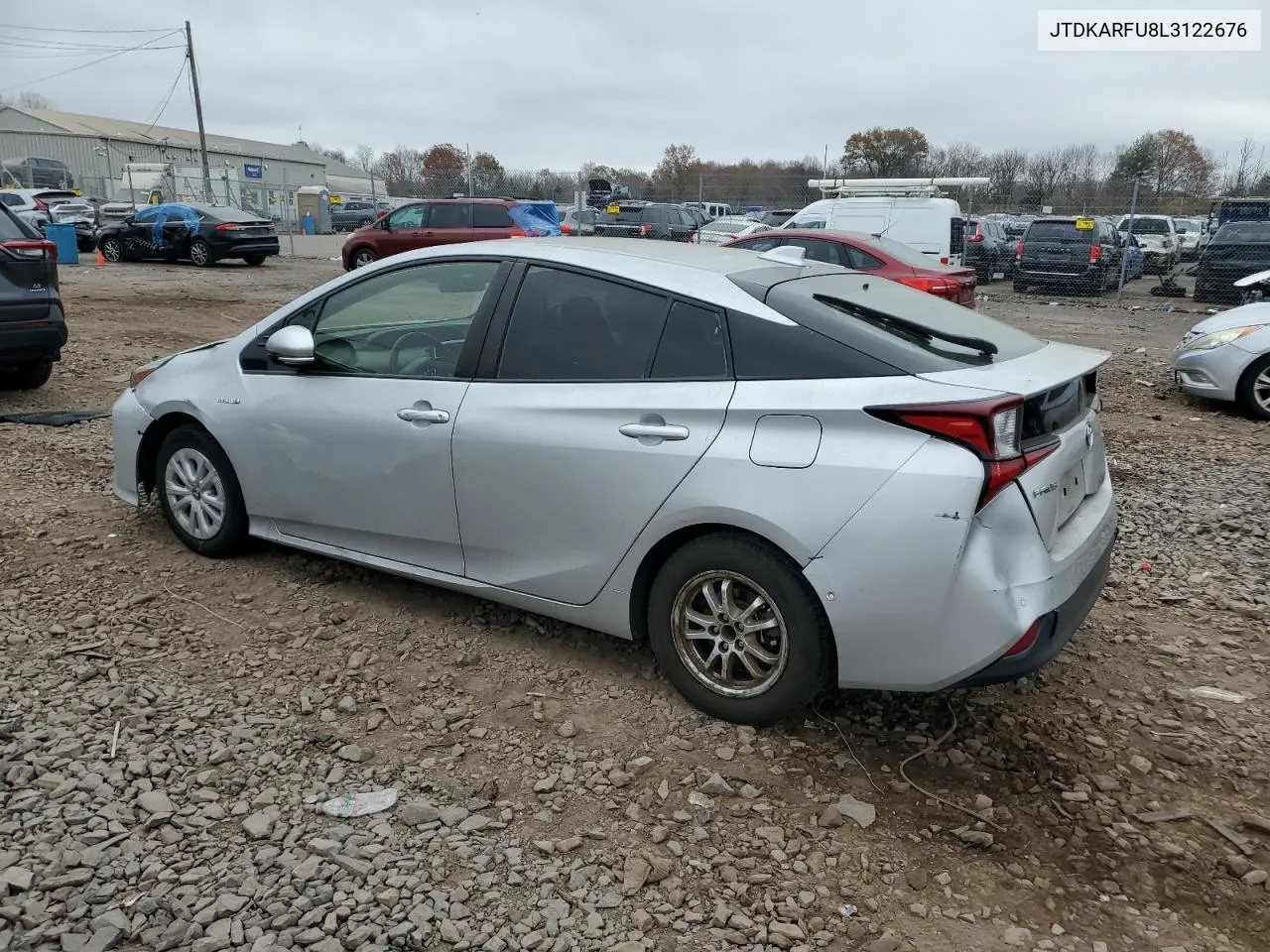 2020 Toyota Prius L VIN: JTDKARFU8L3122676 Lot: 79201544