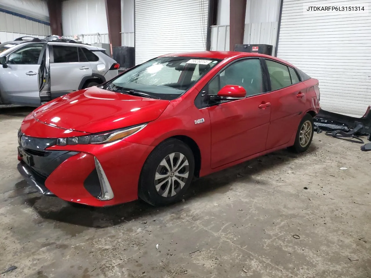 2020 Toyota Prius Prime Le VIN: JTDKARFP6L3151314 Lot: 79926014