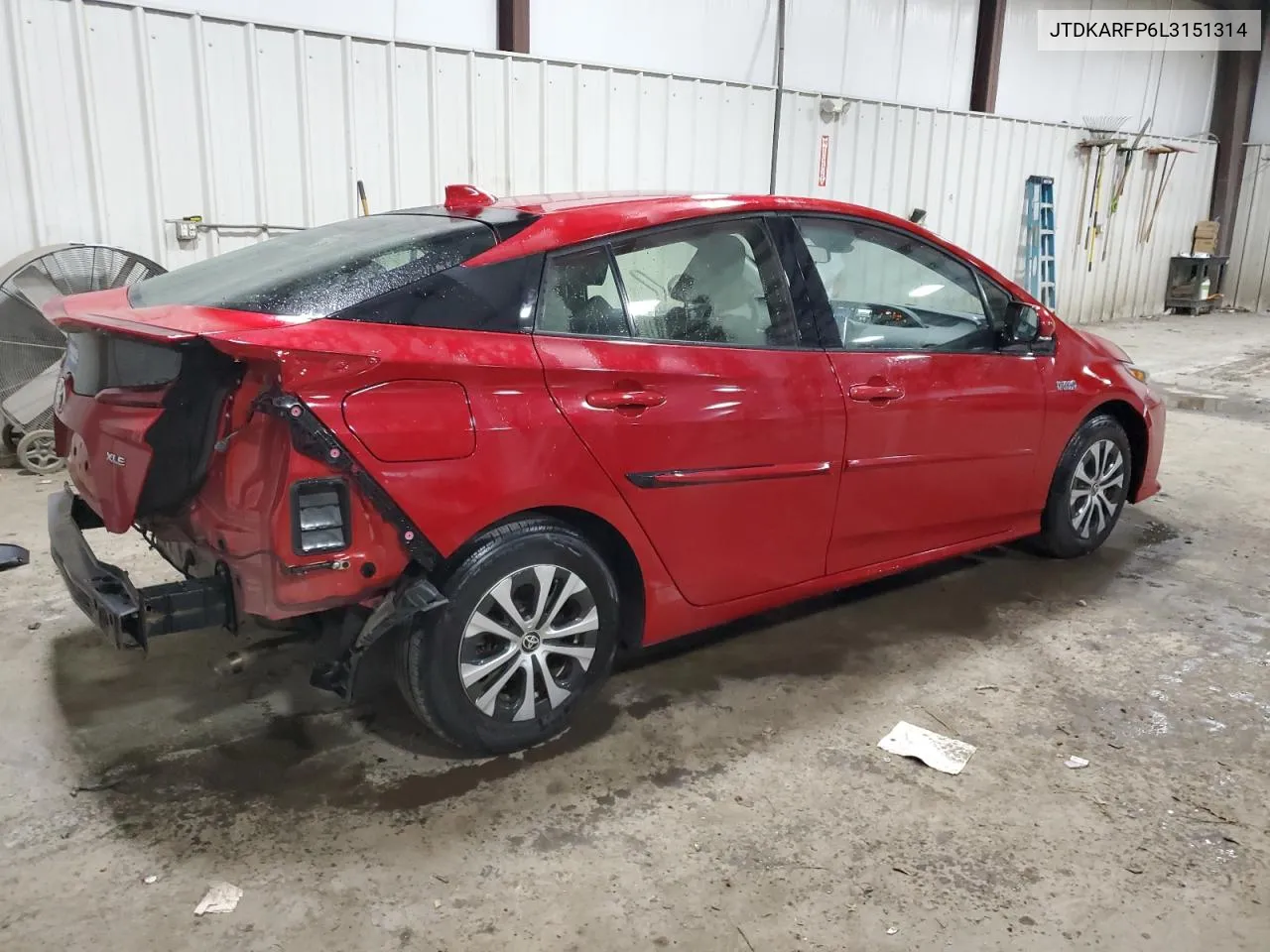 2020 Toyota Prius Prime Le VIN: JTDKARFP6L3151314 Lot: 79926014