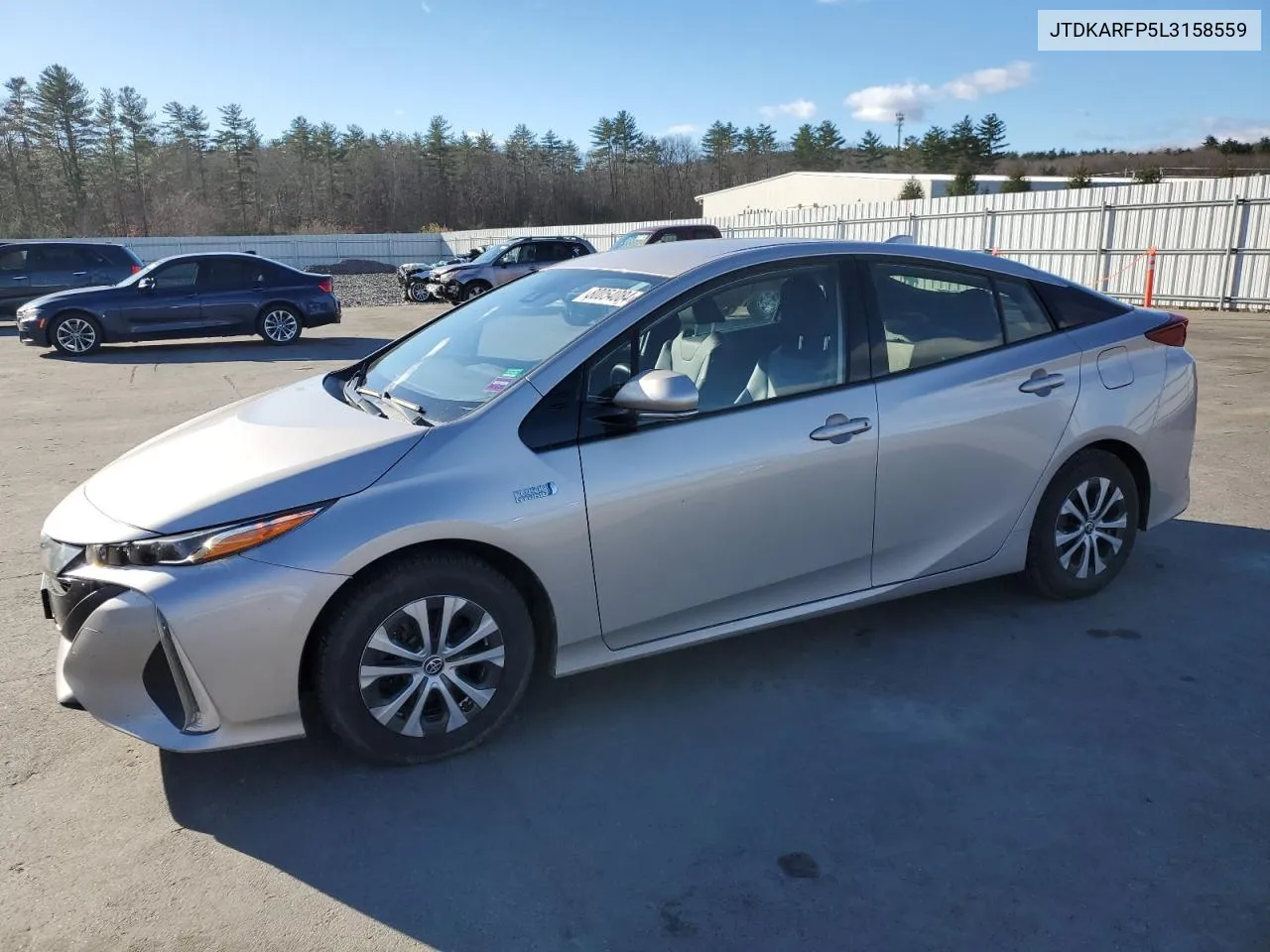 2020 Toyota Prius Prime Le VIN: JTDKARFP5L3158559 Lot: 80054084