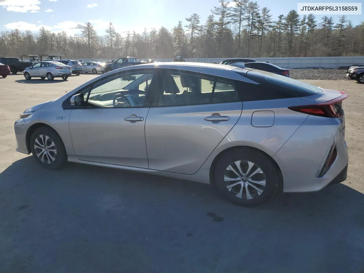 2020 Toyota Prius Prime Le VIN: JTDKARFP5L3158559 Lot: 80054084