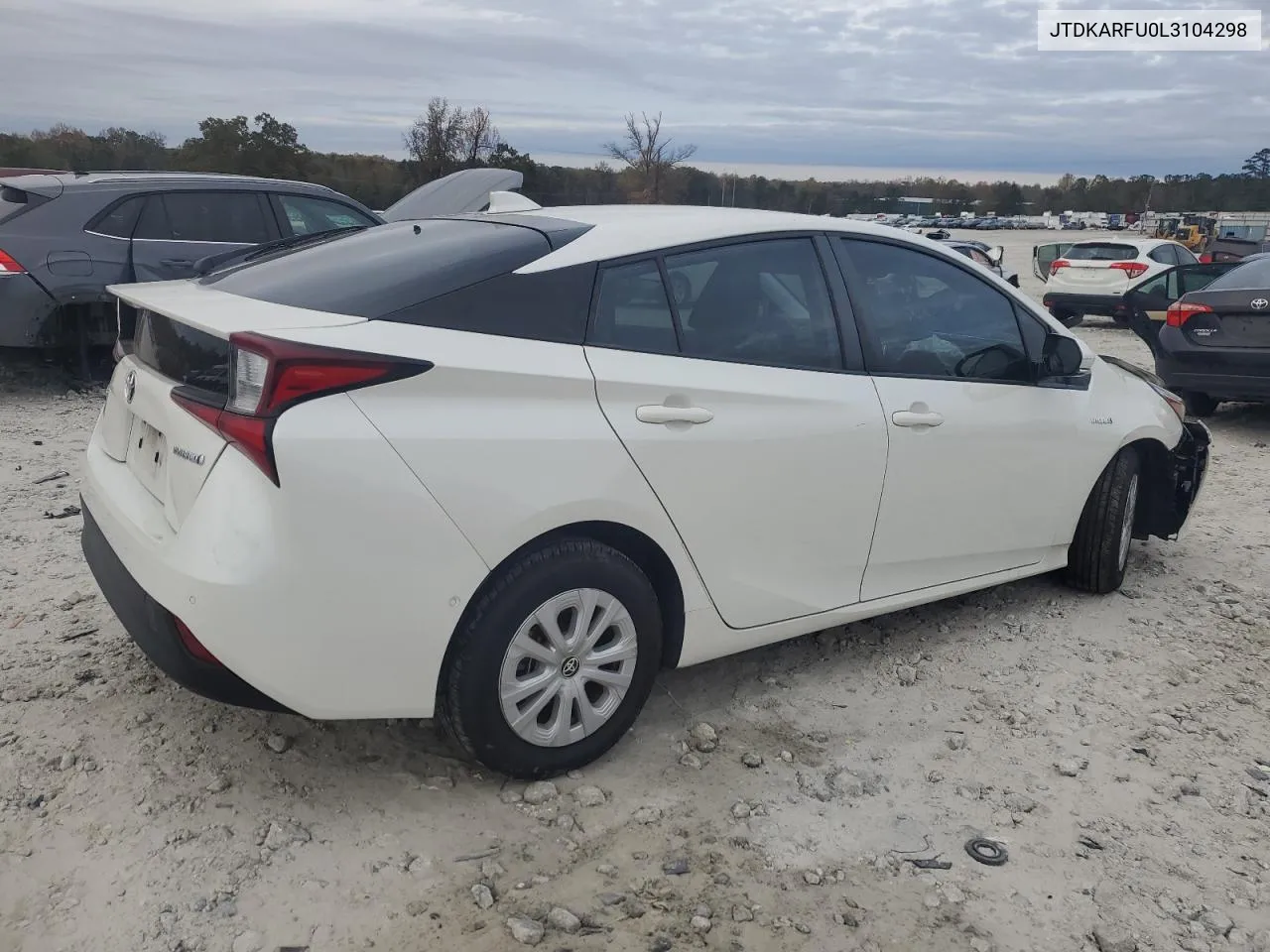 2020 Toyota Prius L VIN: JTDKARFU0L3104298 Lot: 80643834