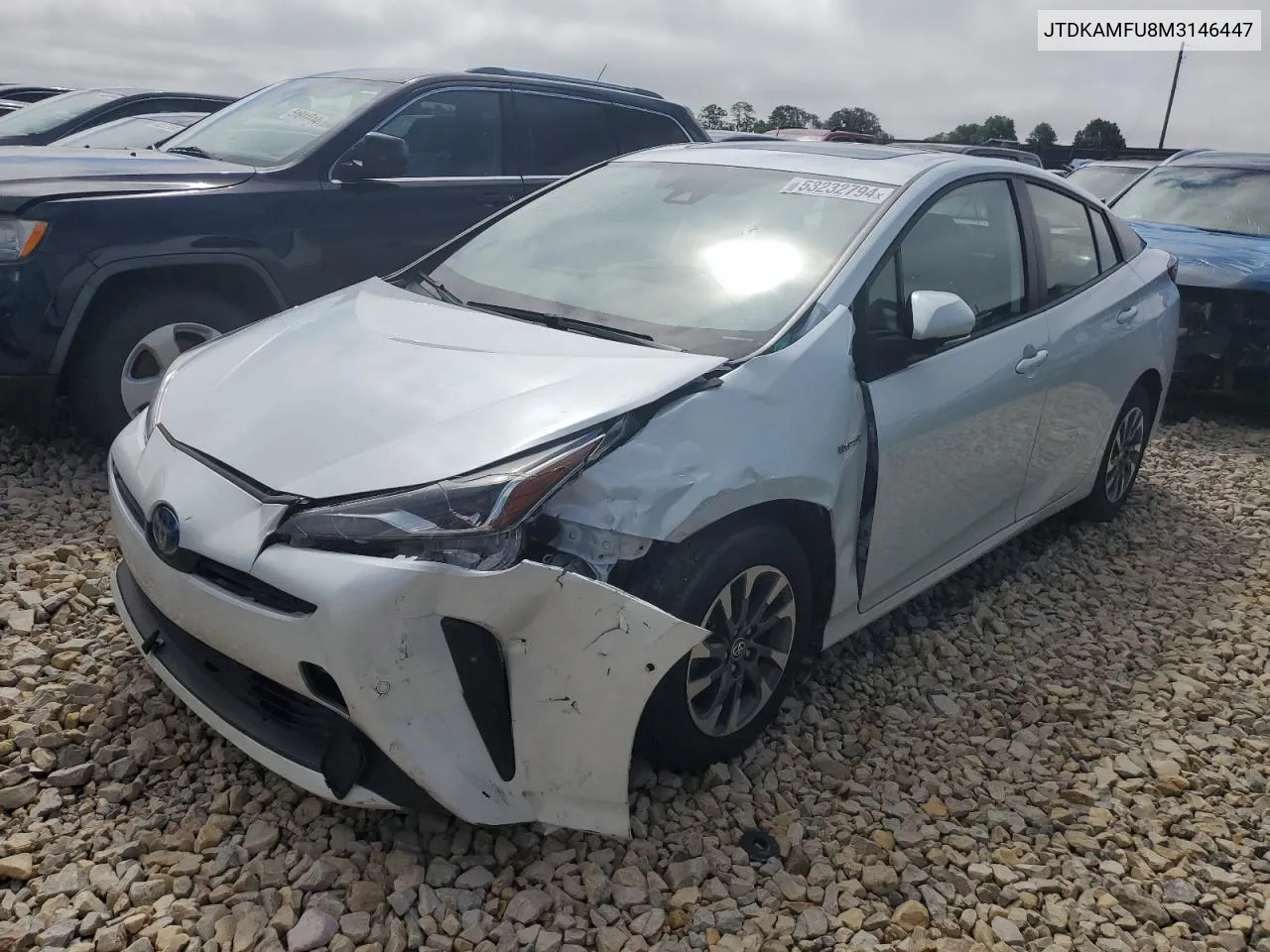 JTDKAMFU8M3146447 2021 Toyota Prius Special Edition