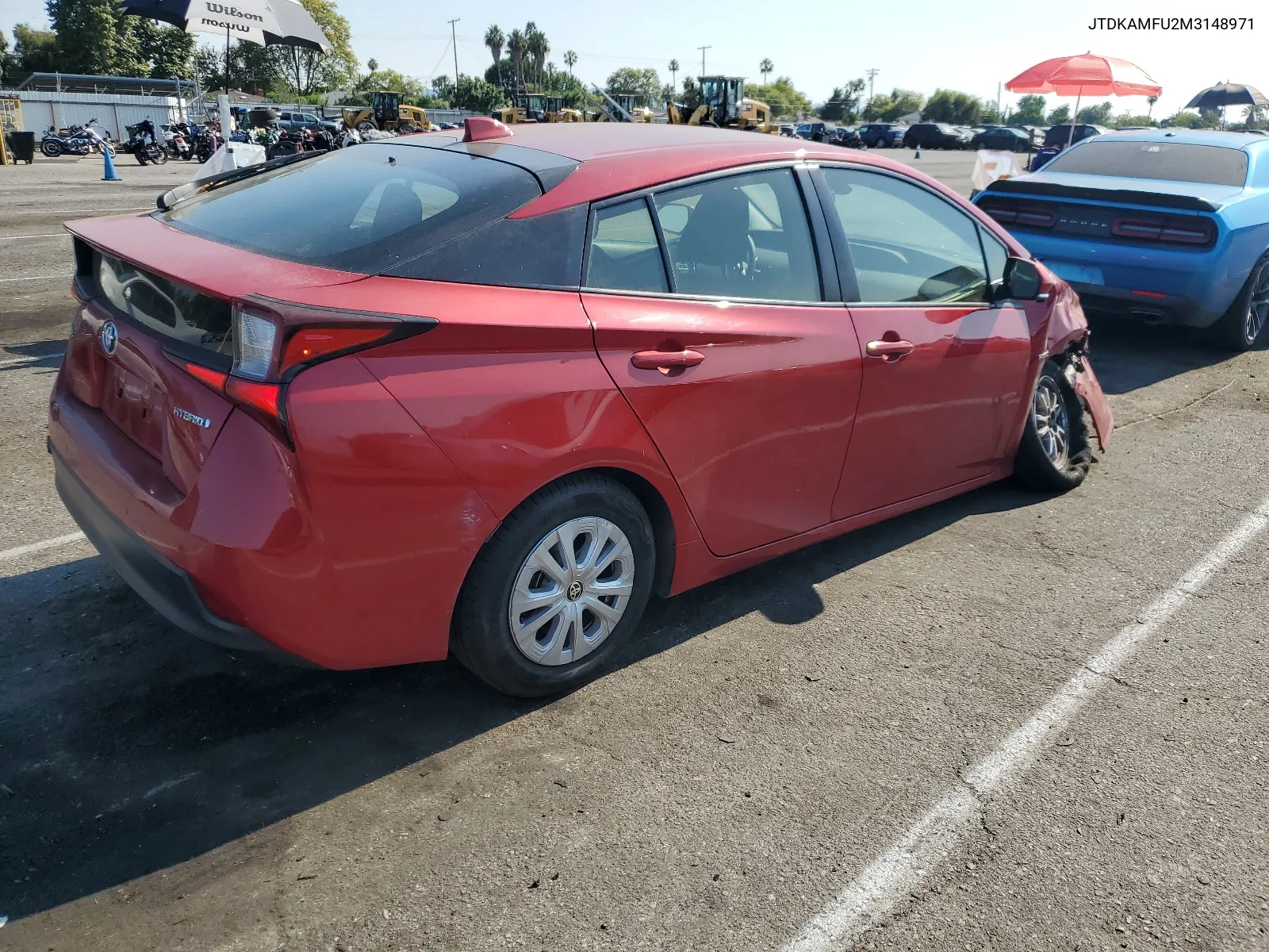 2021 Toyota Prius Special Edition VIN: JTDKAMFU2M3148971 Lot: 61515434