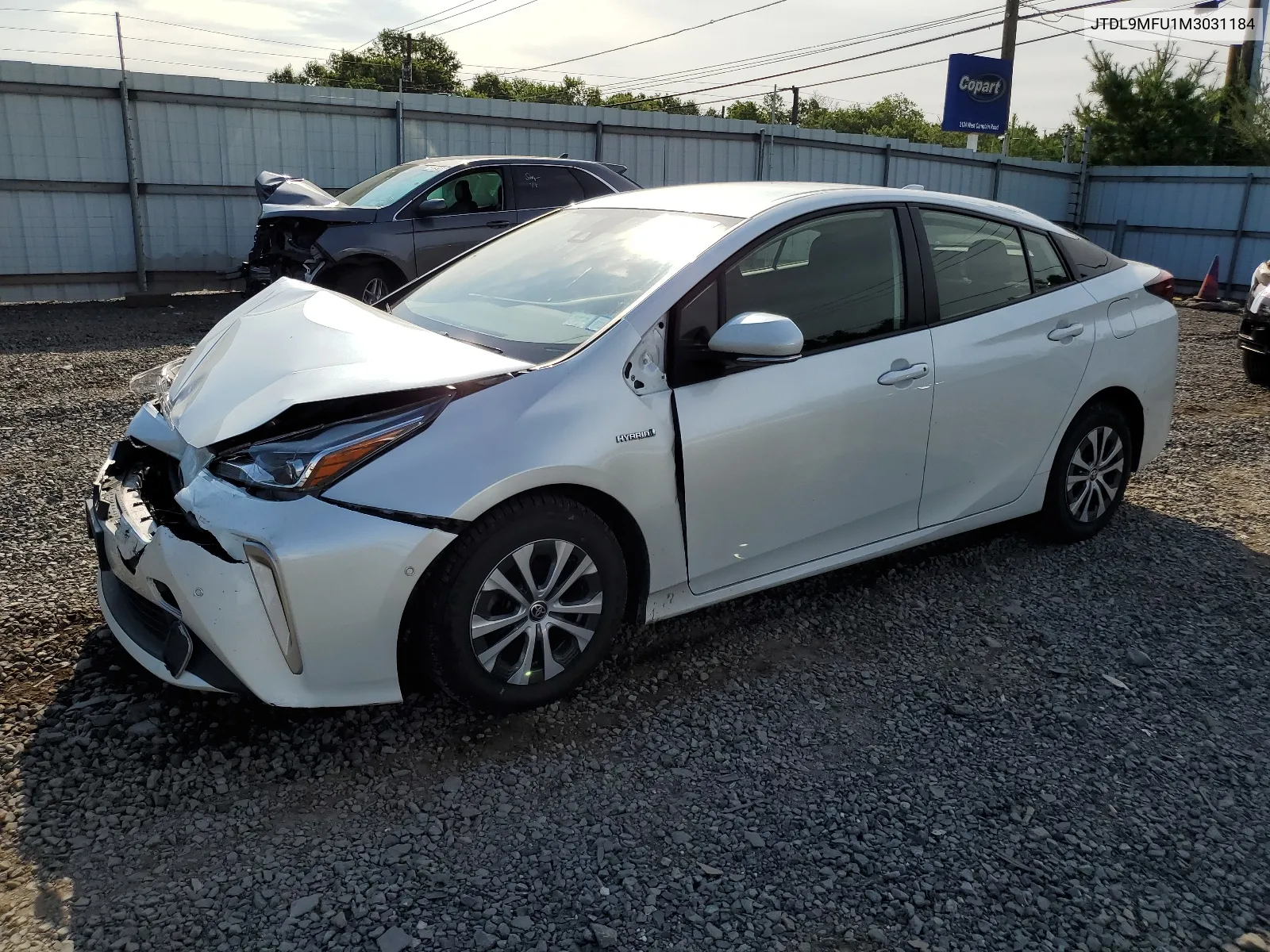 2021 Toyota Prius Le VIN: JTDL9MFU1M3031184 Lot: 64501204