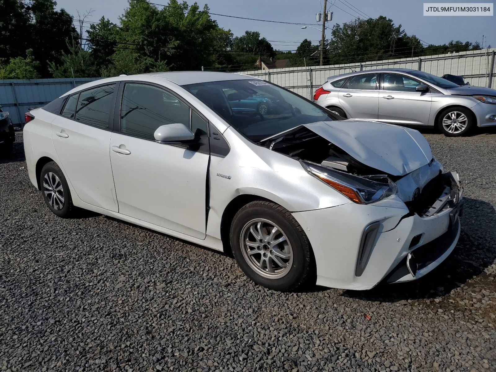 2021 Toyota Prius Le VIN: JTDL9MFU1M3031184 Lot: 64501204