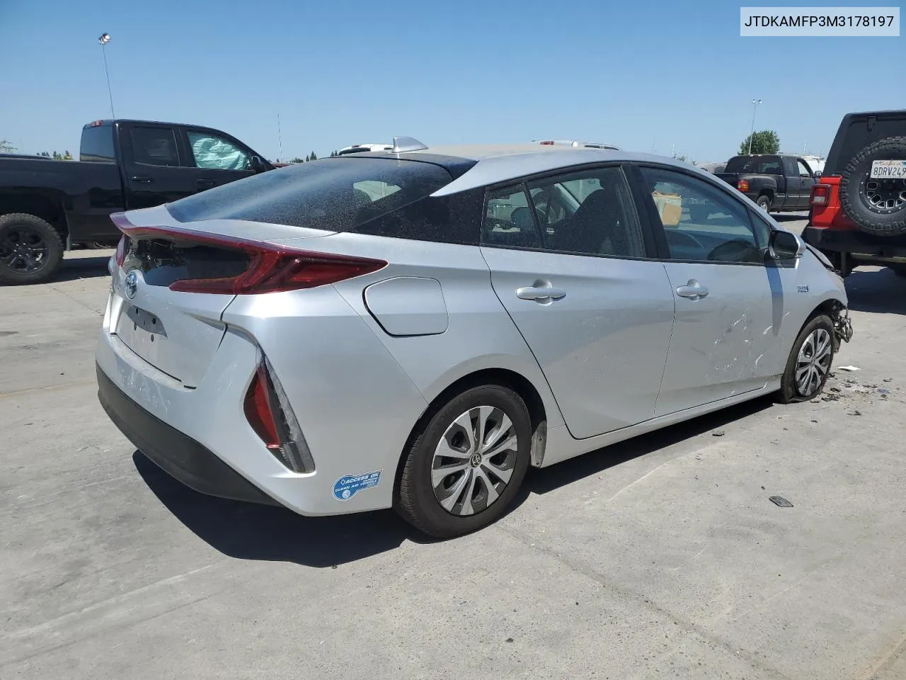 JTDKAMFP3M3178197 2021 Toyota Prius Prime Le