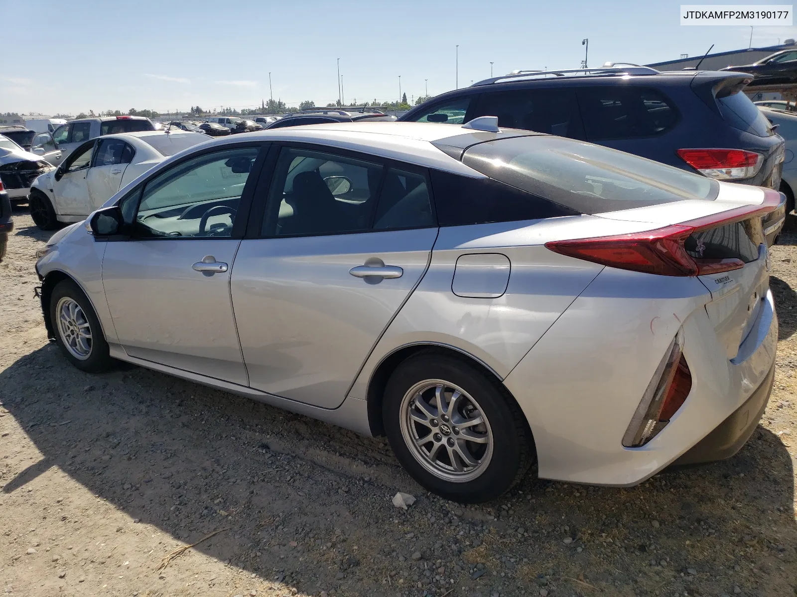 2021 Toyota Prius Prime Le VIN: JTDKAMFP2M3190177 Lot: 66131294