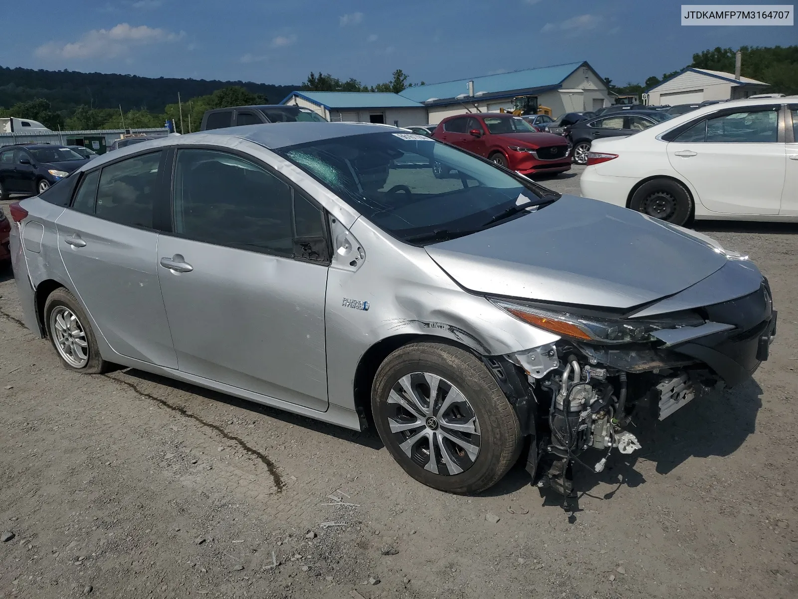 2021 Toyota Prius Prime Le VIN: JTDKAMFP7M3164707 Lot: 66161784