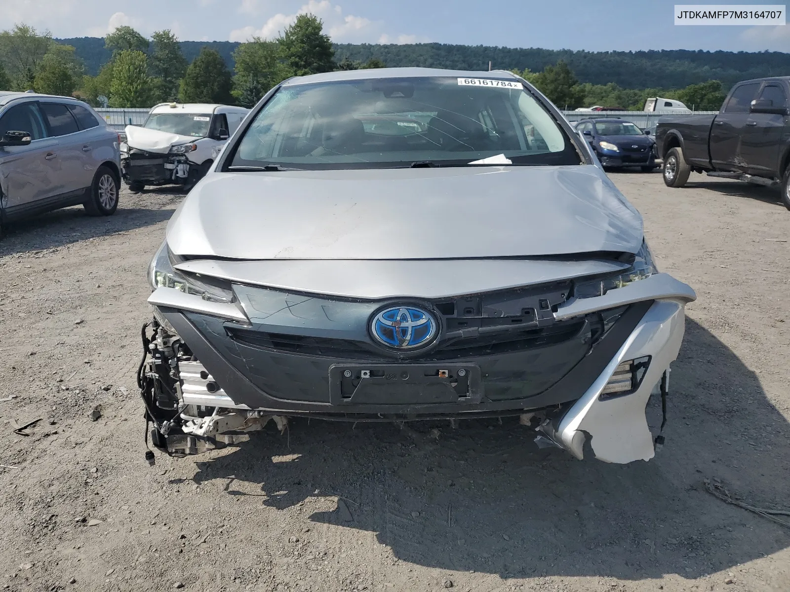 2021 Toyota Prius Prime Le VIN: JTDKAMFP7M3164707 Lot: 66161784