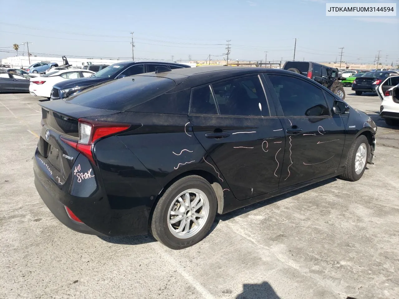 2021 Toyota Prius Special Edition VIN: JTDKAMFU0M3144594 Lot: 66793494