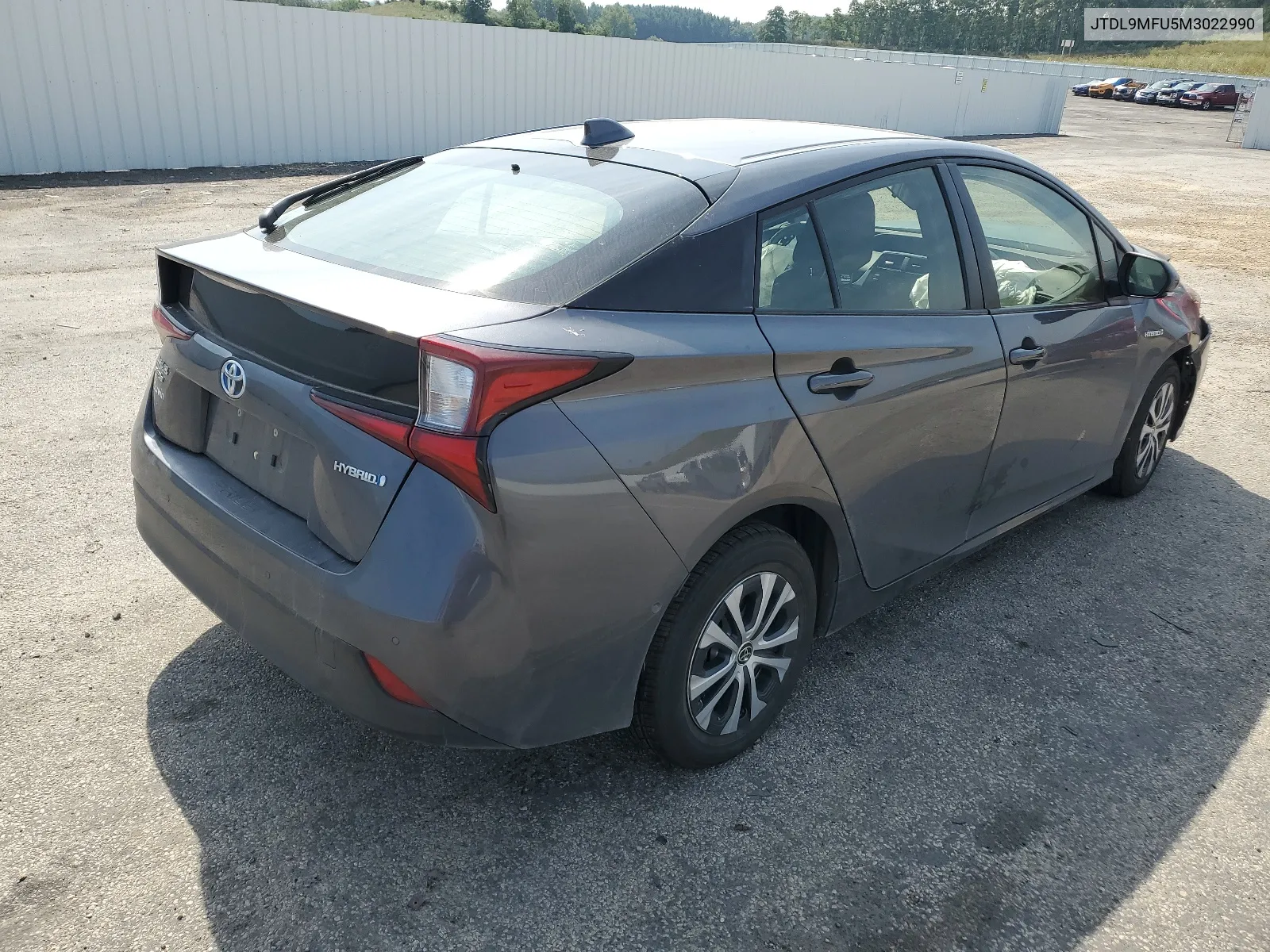 JTDL9MFU5M3022990 2021 Toyota Prius Le