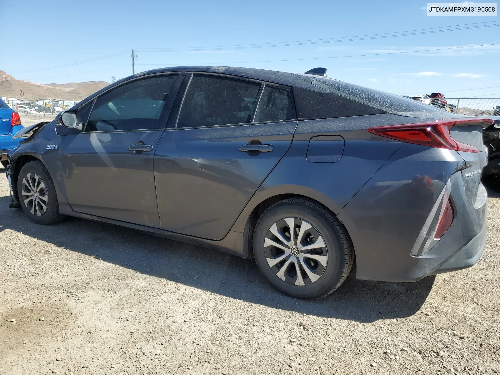 2021 Toyota Prius Prime Le VIN: JTDKAMFPXM3190508 Lot: 67287264