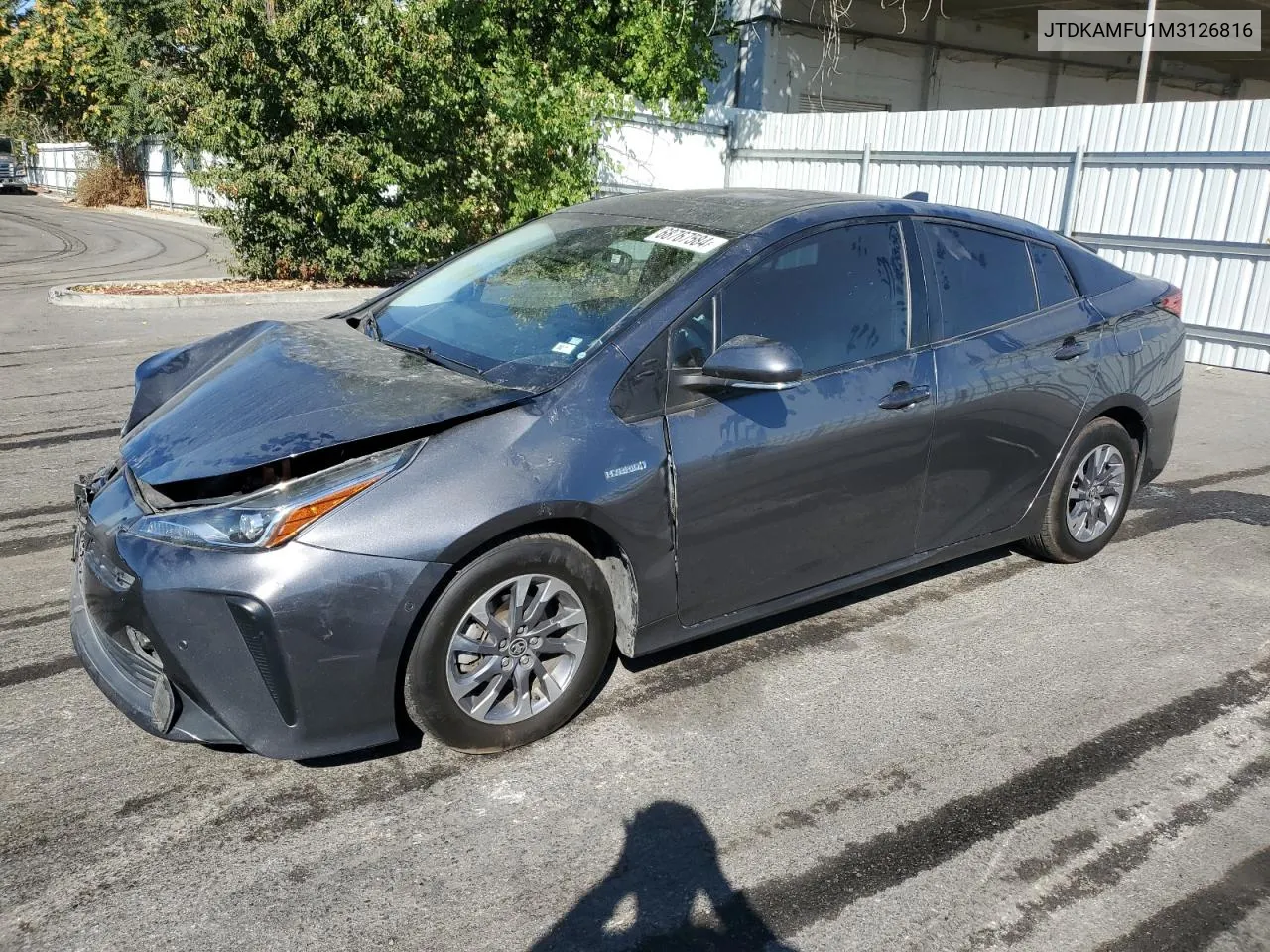 2021 Toyota Prius Special Edition VIN: JTDKAMFU1M3126816 Lot: 68767584