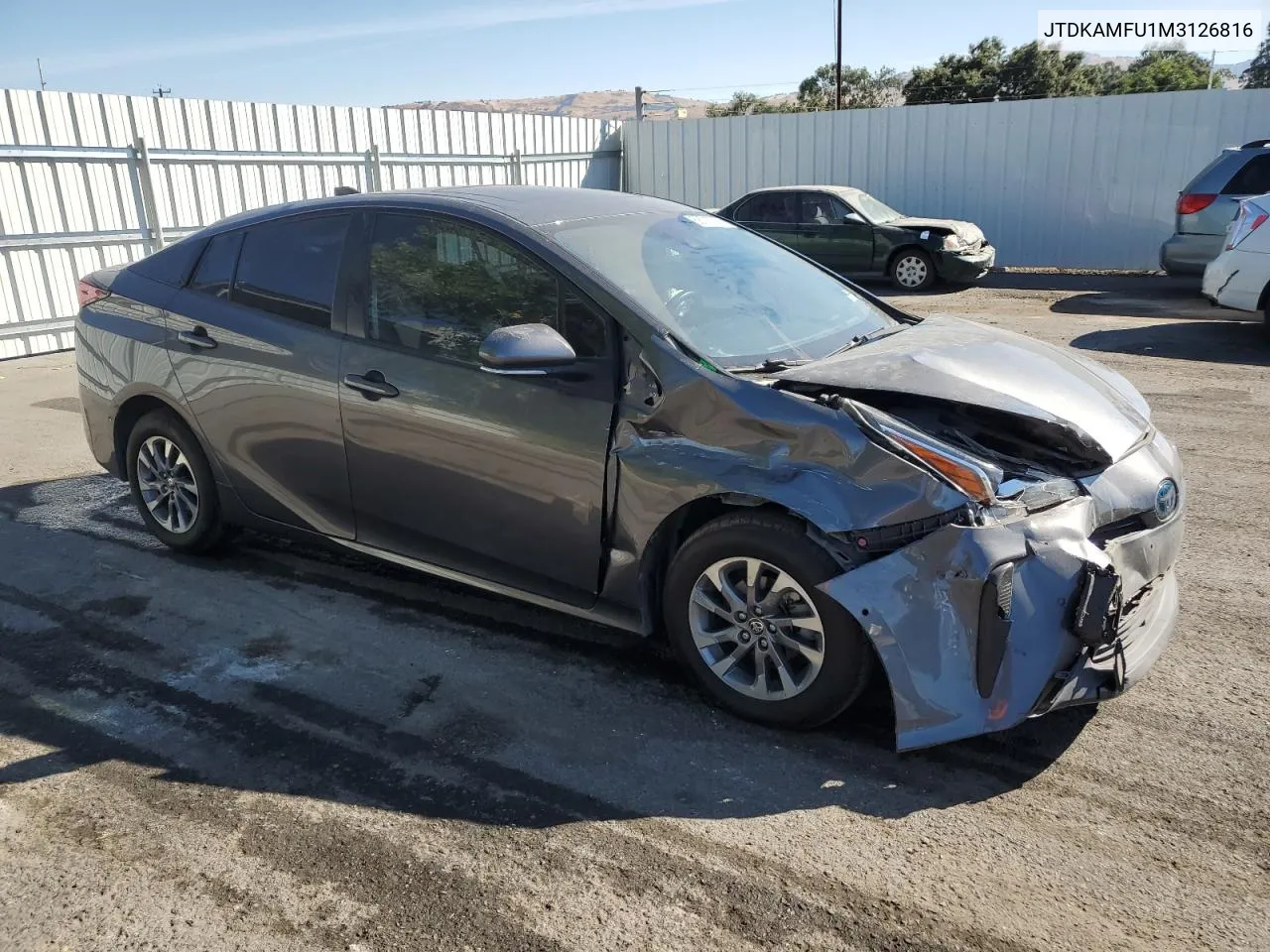 2021 Toyota Prius Special Edition VIN: JTDKAMFU1M3126816 Lot: 68767584