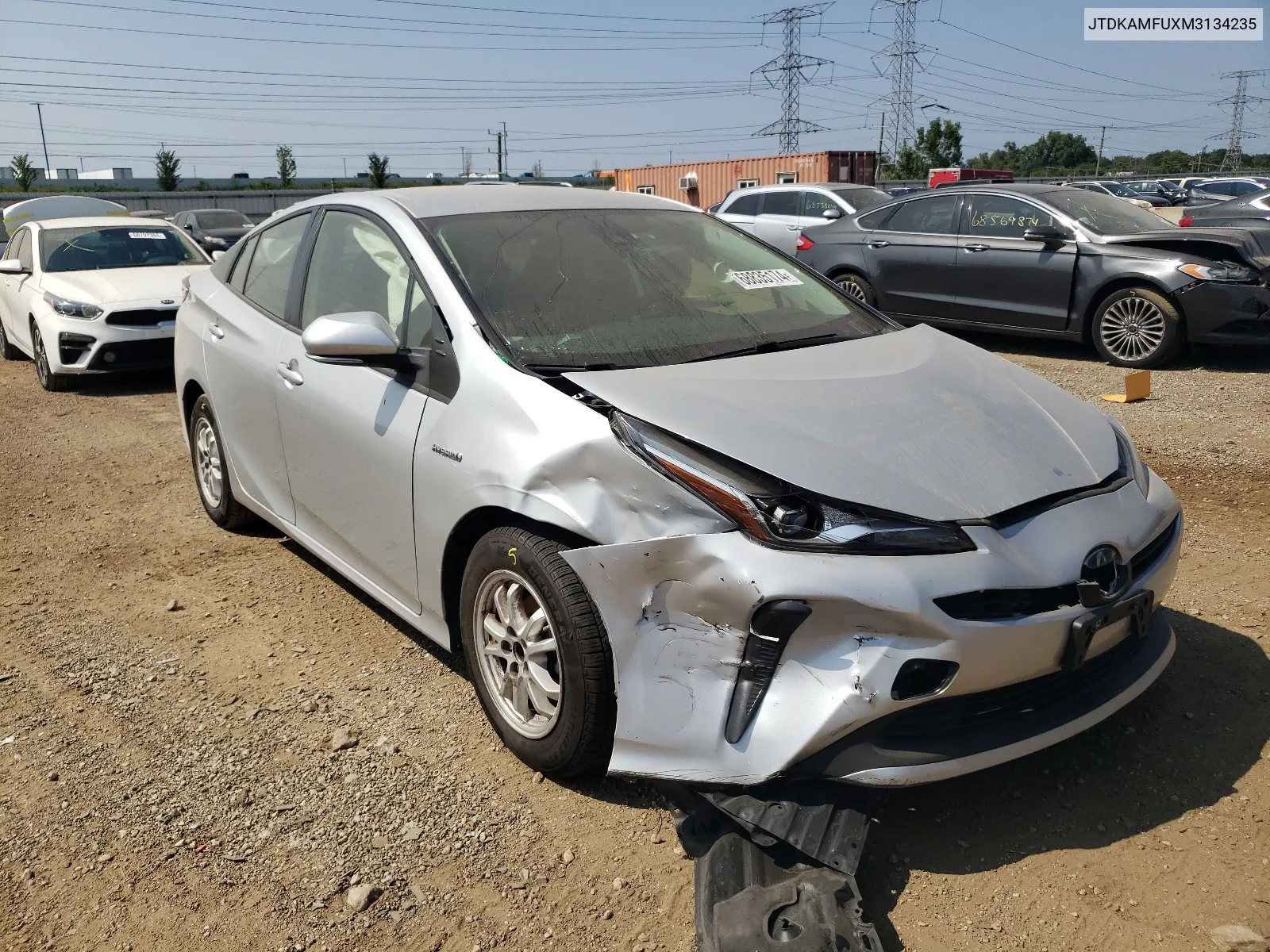 2021 Toyota Prius Special Edition VIN: JTDKAMFUXM3134235 Lot: 68835174