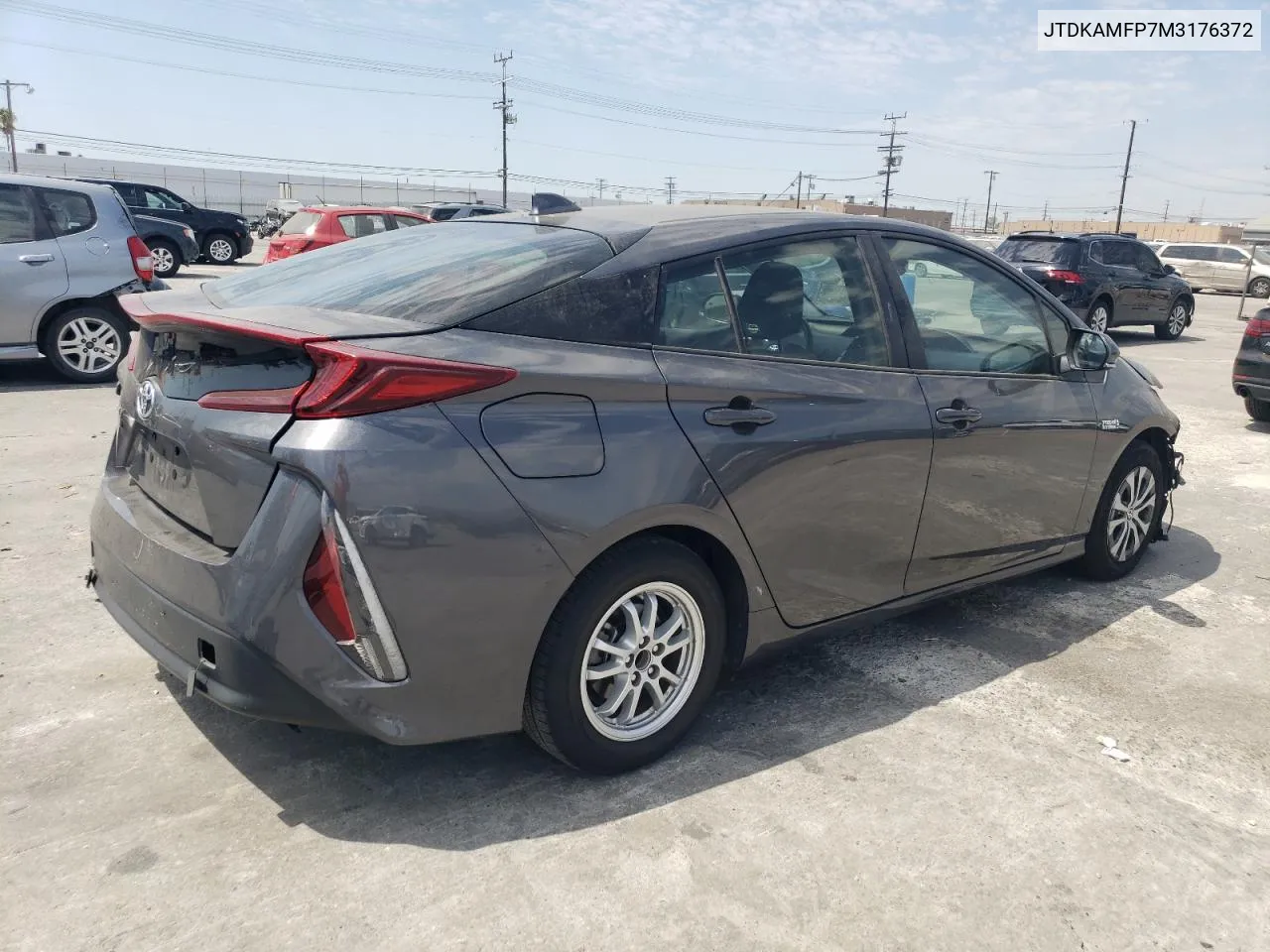 2021 Toyota Prius Prime Le VIN: JTDKAMFP7M3176372 Lot: 68893794