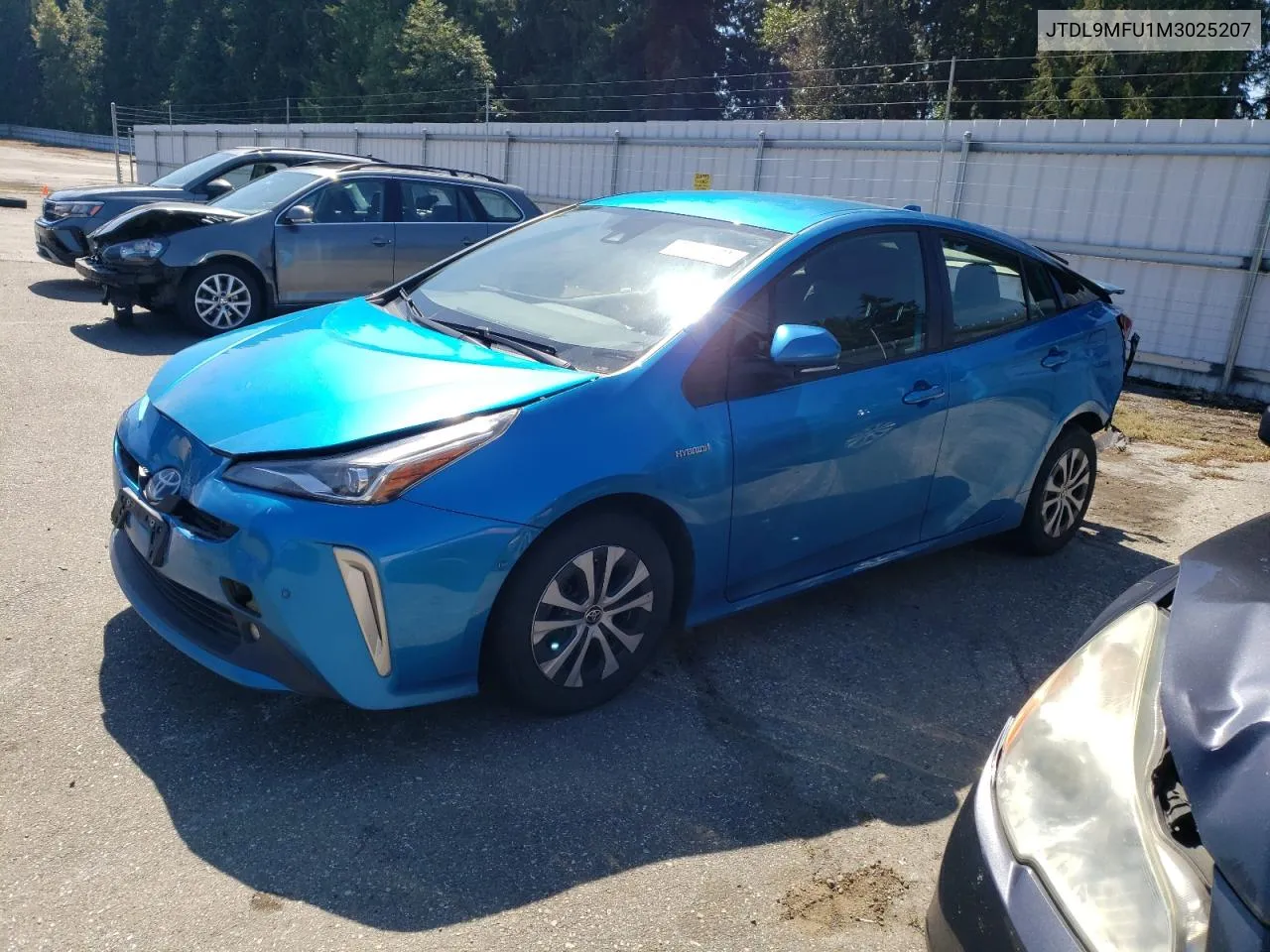 JTDL9MFU1M3025207 2021 Toyota Prius Le