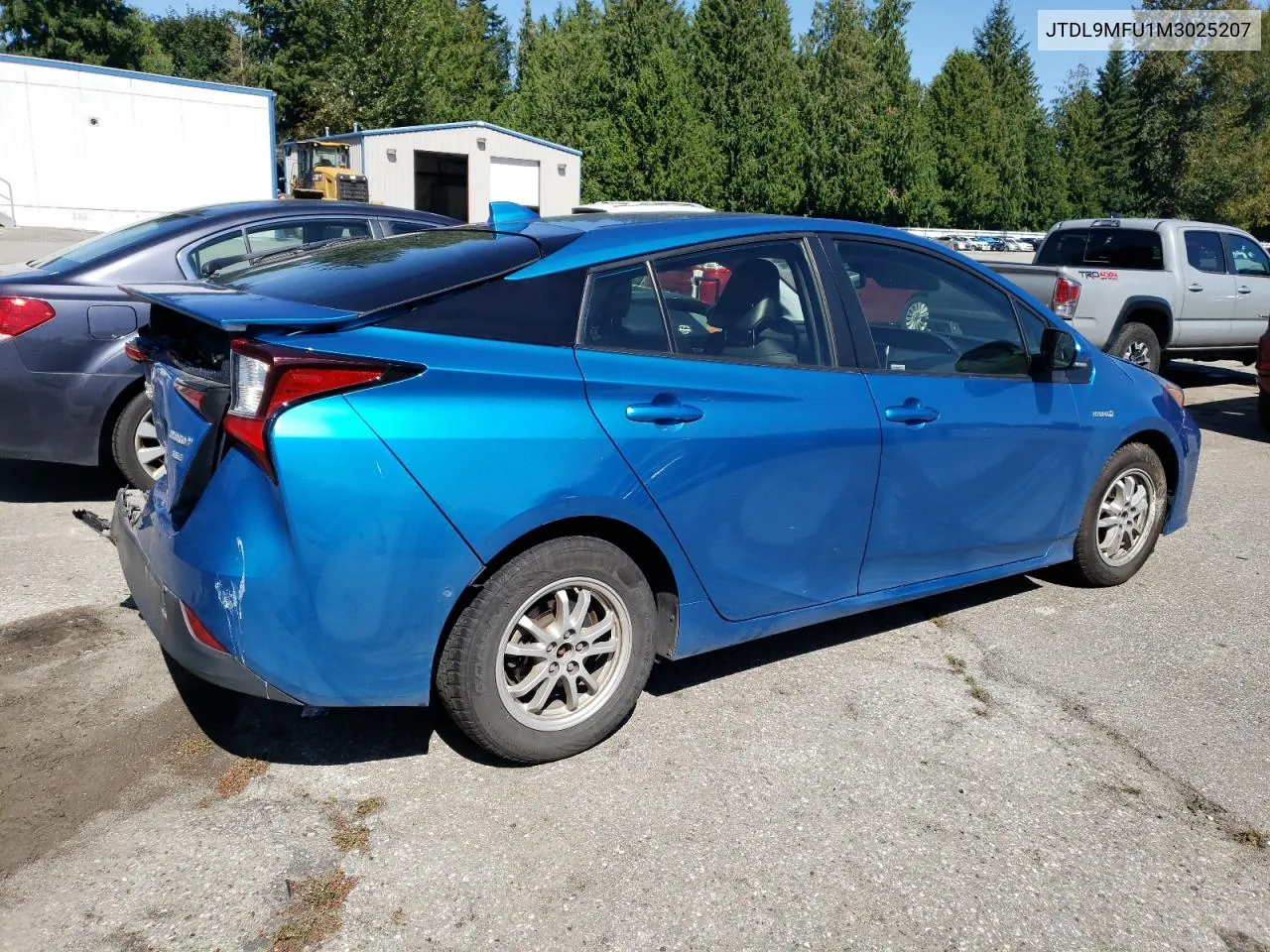 JTDL9MFU1M3025207 2021 Toyota Prius Le