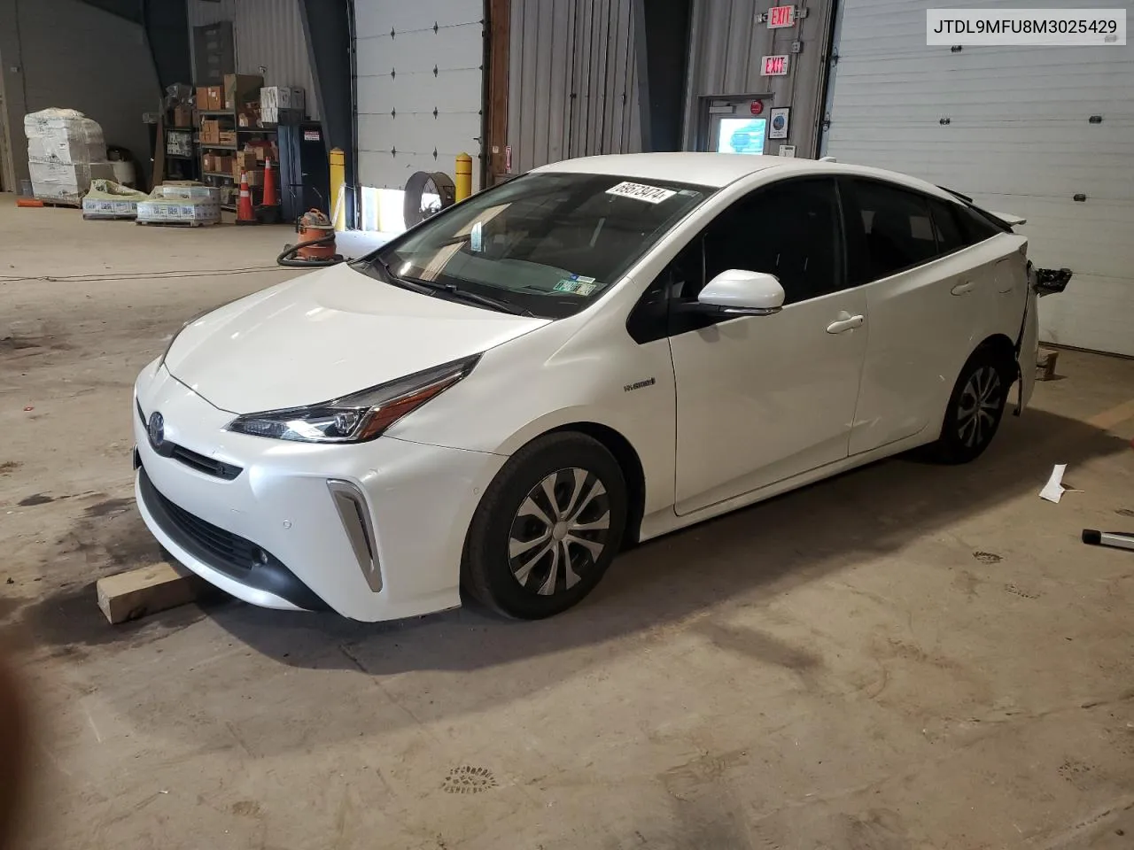 JTDL9MFU8M3025429 2021 Toyota Prius Le