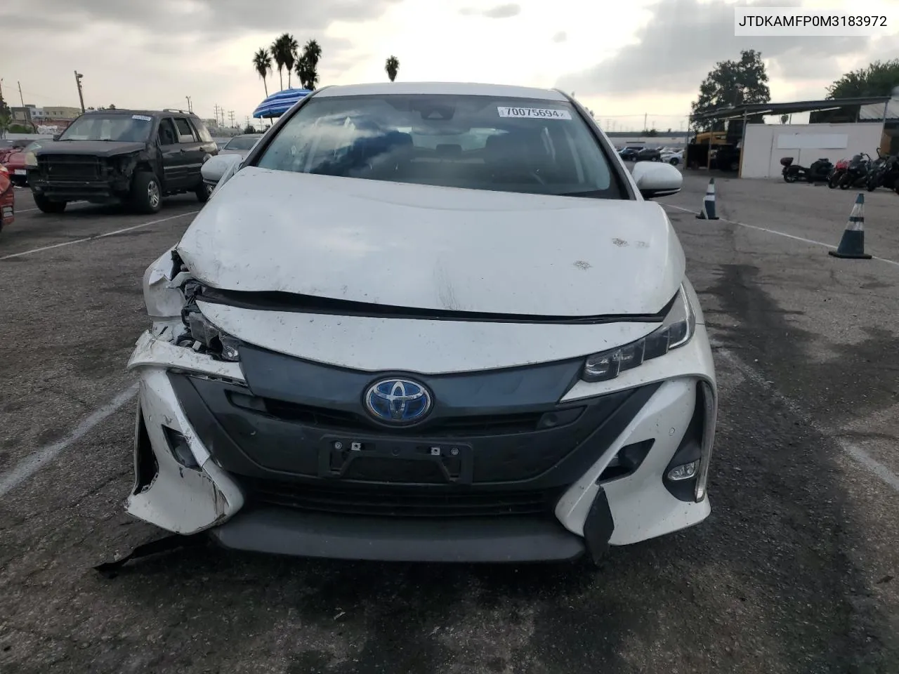 JTDKAMFP0M3183972 2021 Toyota Prius Prime Le